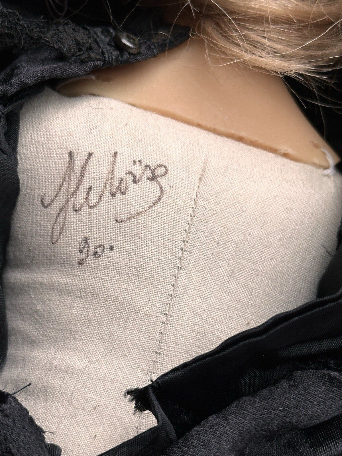 Collectible French Heloise 21.5” Resin/Cloth Doll