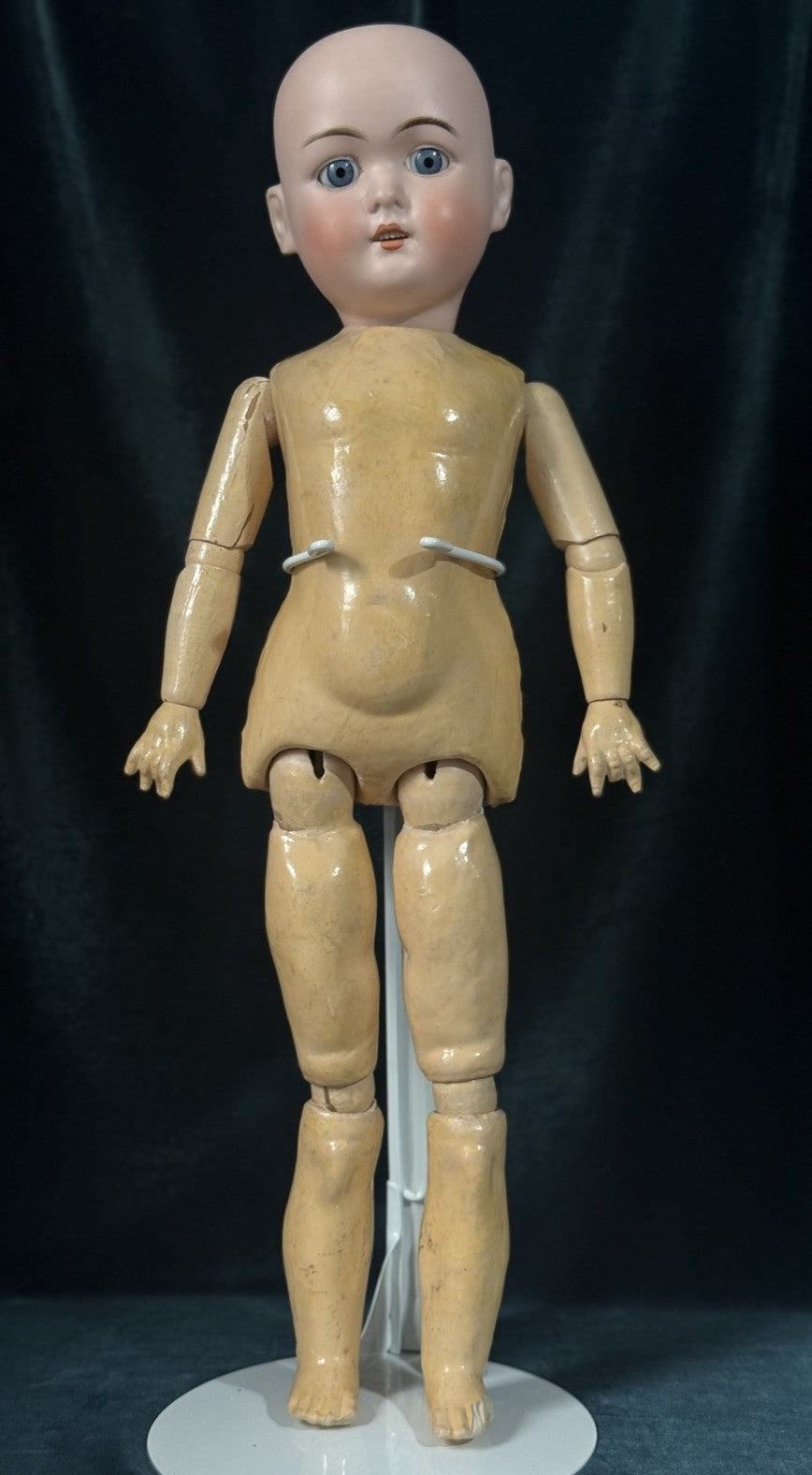 Rare Antique American James Scholly Taft 24” Doll Mold D.A. 6 Bisque Head