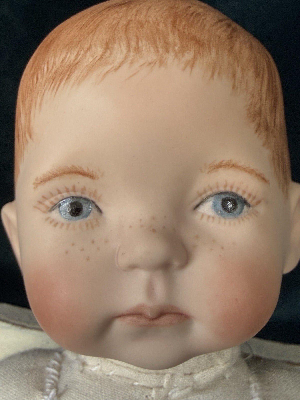 Vintage Reproduction Of Porcelain 10” Baby Doll By Dianna Effner