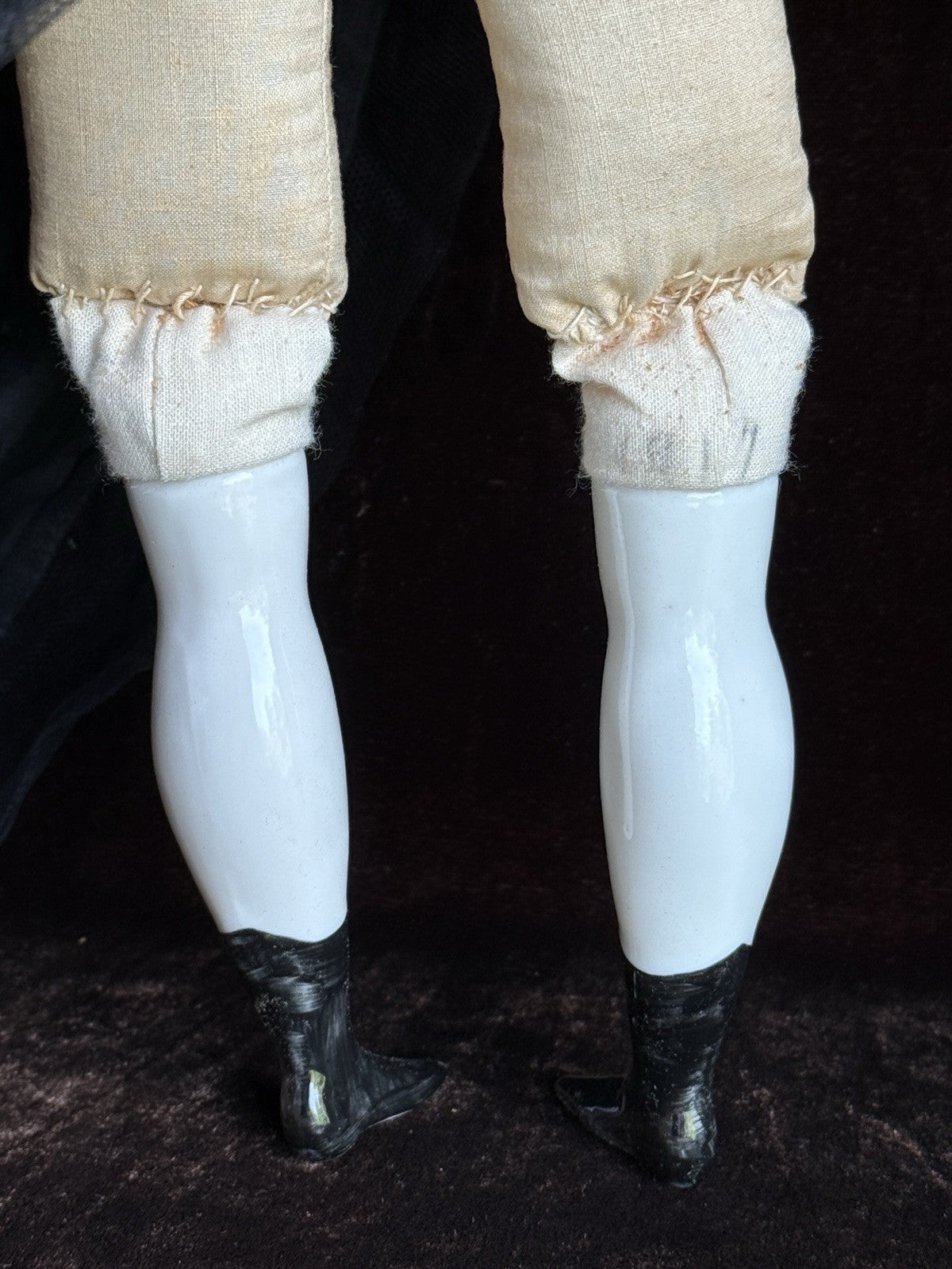 Antique German 18” Kister China Shoulder Head Doll