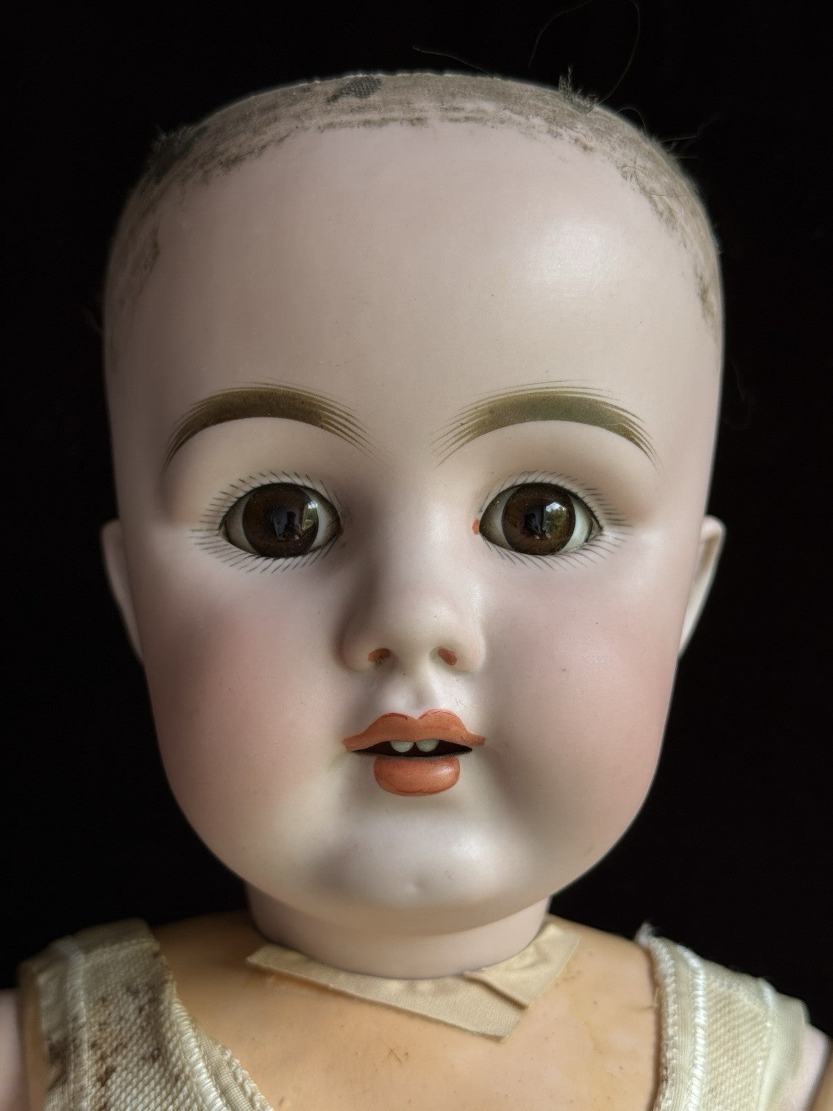 Rare Antique German 27.5” Kestner 156 Bisque Head Doll