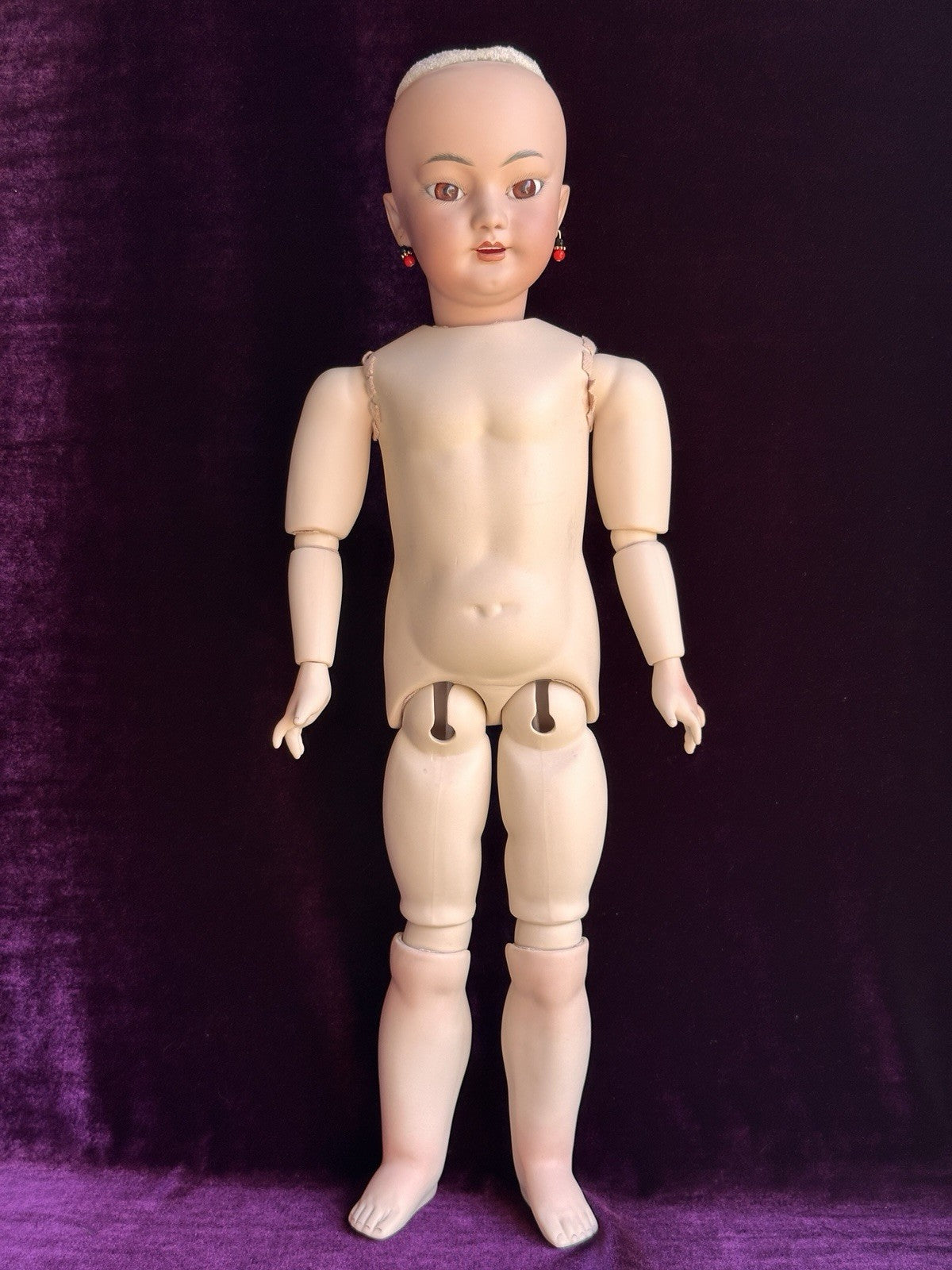 Vintage 21.5” Porcelain Repro. of Antique German Simon Halbig 1129 Oriental Doll