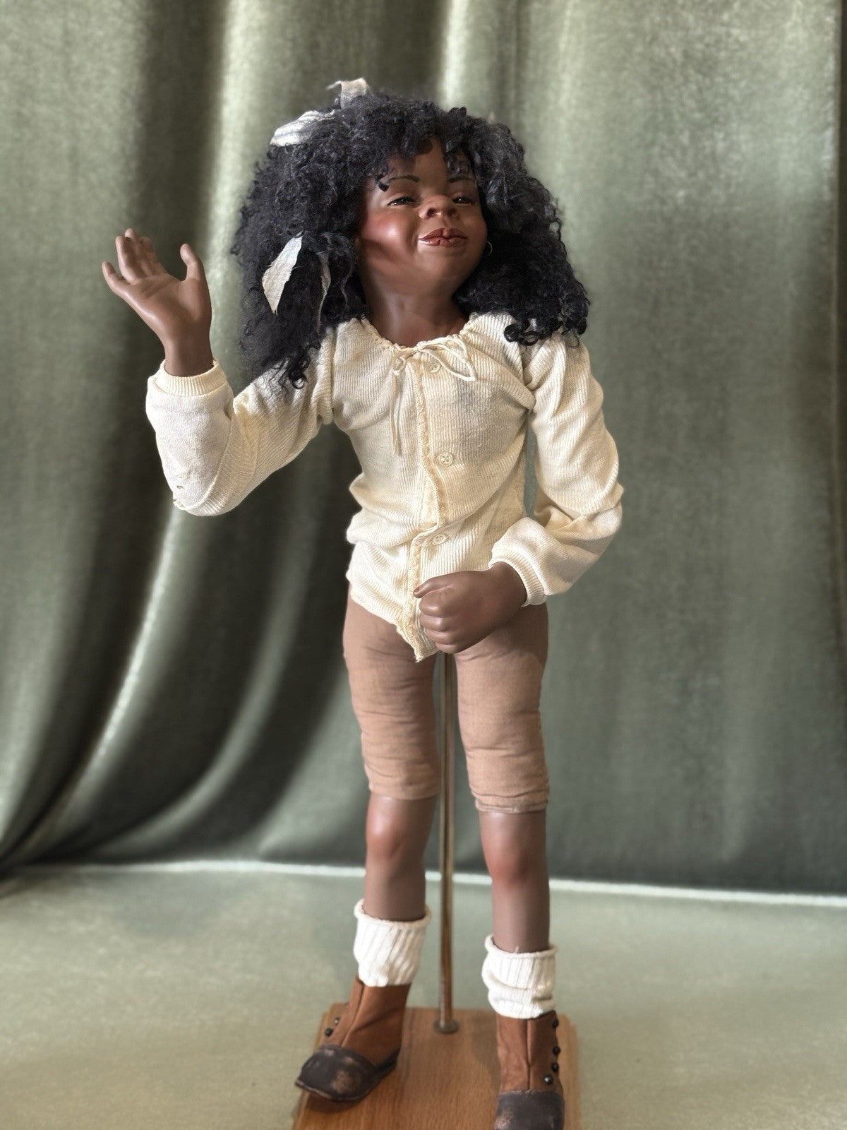 Reproduction Of “Lucinda ” by Mary Van Osdell Porcelain 24” Doll