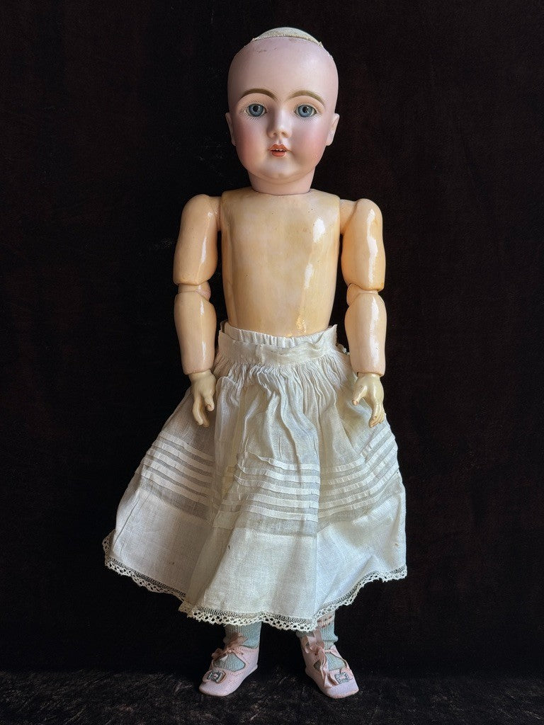 Rare Antique German 20” Kestner 149 Bisque Head Doll