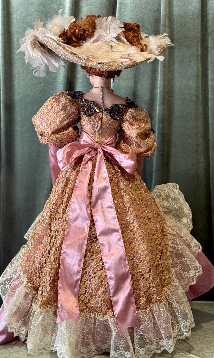 Collectible Large 42” Porcelain Doll “Stormy ” by Rustie LE 2500 COA/Xtra Outfit
