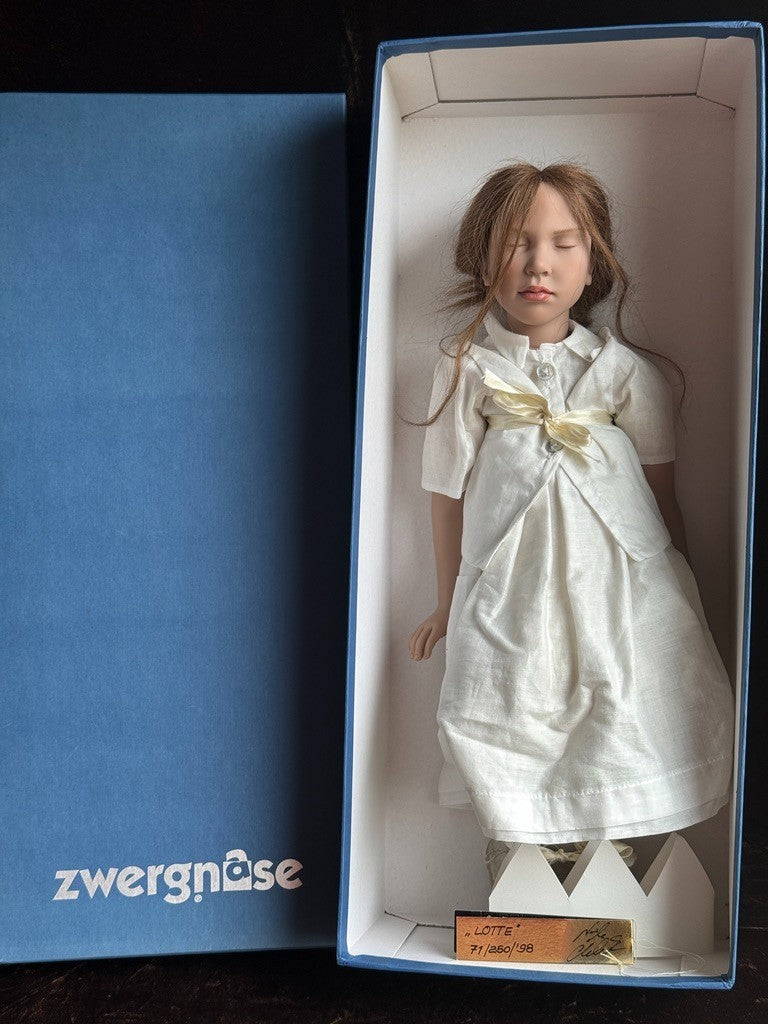 Zwergnase 21” Vinyl Lotte Doll By Nicole Marschollek 1998 in Box LE 250