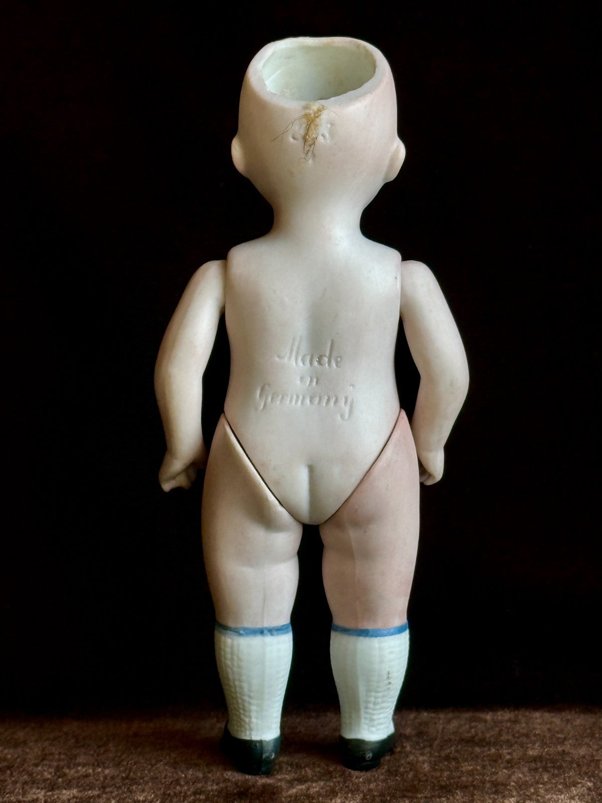 Antique German 6.25” Kestner All Bisque Mignonette Doll
