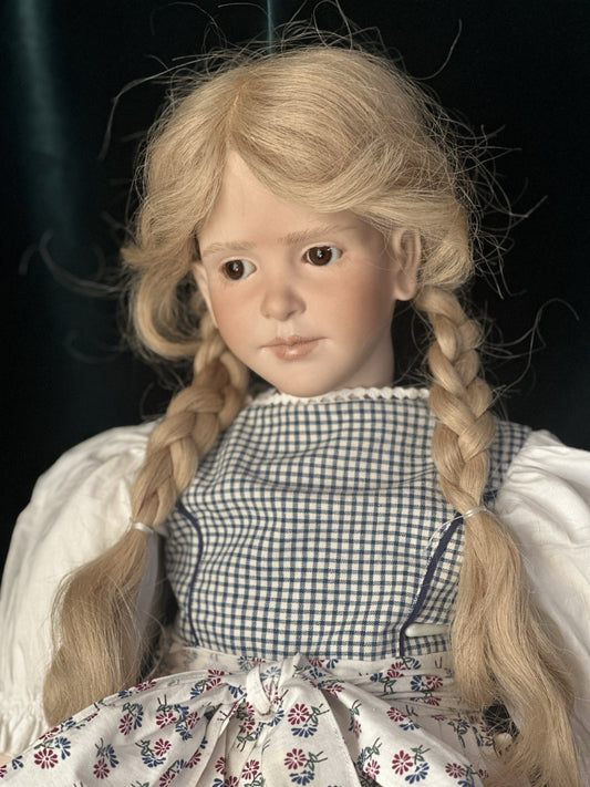 Collectible Artist 32” Porcelain Doll “Lies’l” by Ruth Treffeisen LE 50 COA