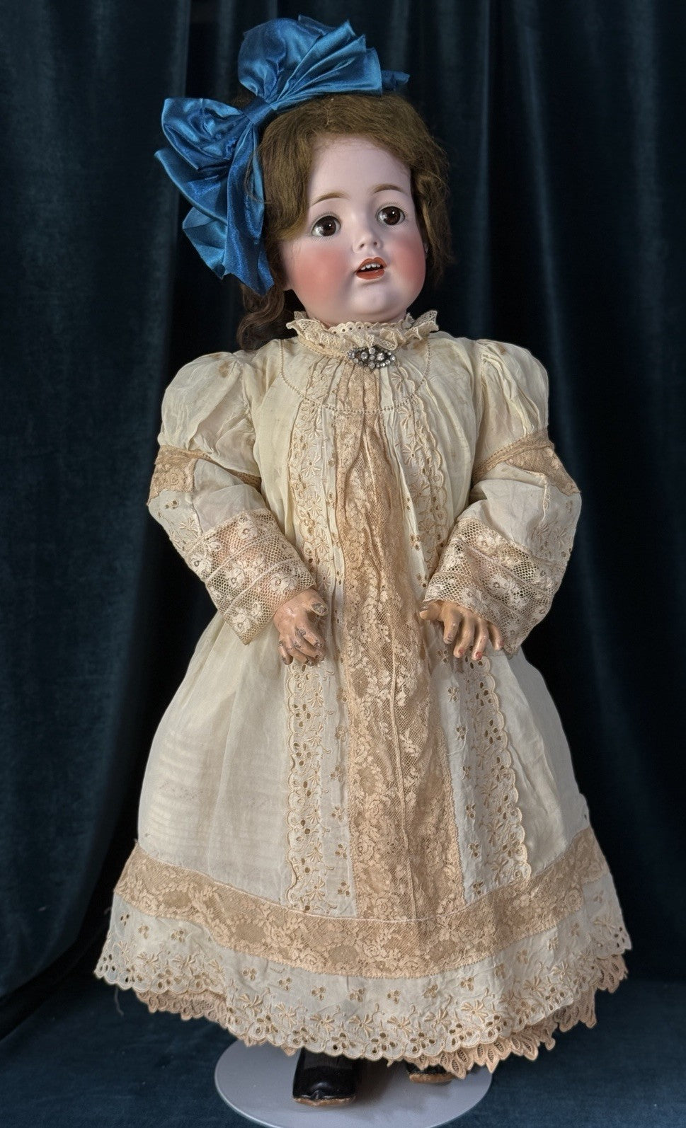 Antique 1890’s German 26” JDK Kestner 260 Toddler Doll French  Bebe Jumeau Body