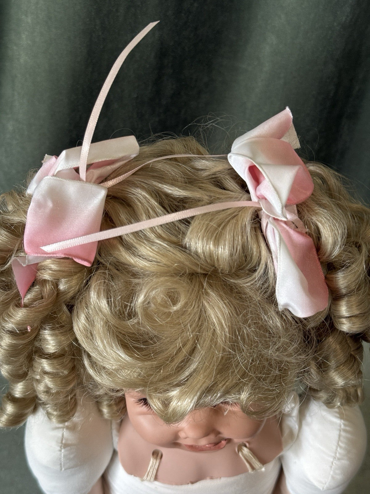 Artist Reproduction Of Porcelain 28” Doll “Lacey”