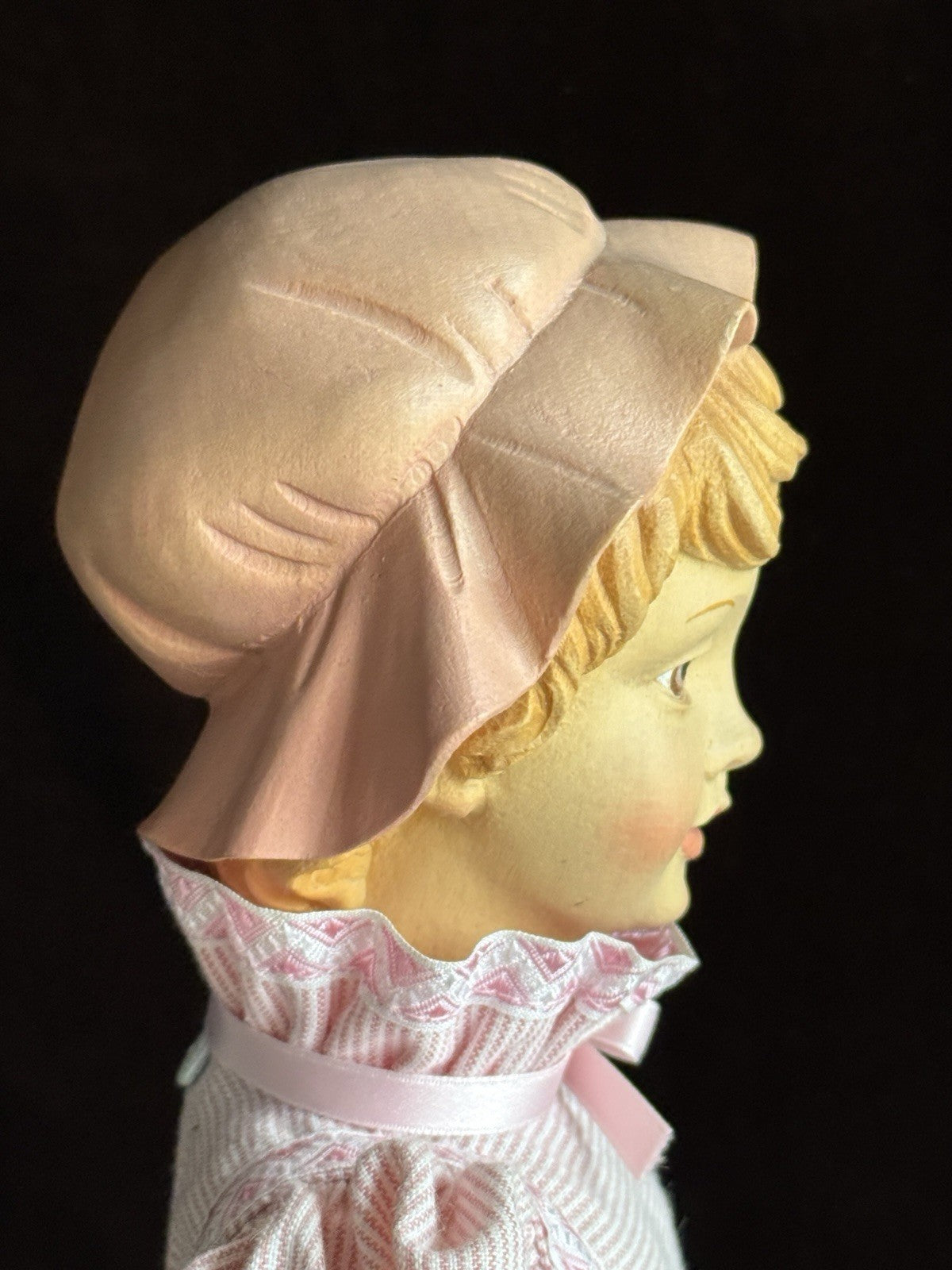 Vintage Italian ADO SANTINI Dolfi 13.5” Wood Carved Jointed Ann Doll LE 2000