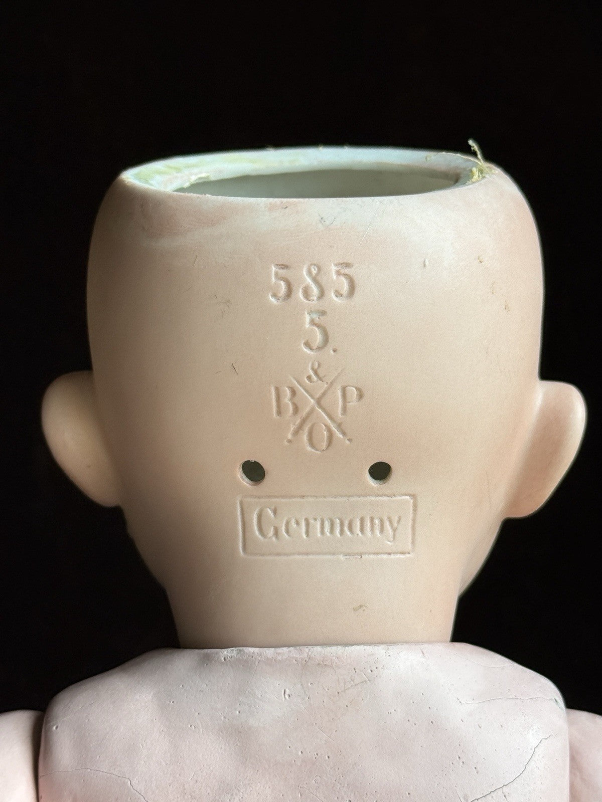 Antique German 13.5” Bahr & Proschild 585 Bisque Head Baby Doll