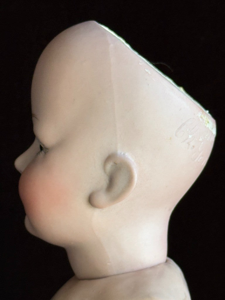 Very Rare Antique German 14.5” Kestner 185 Bisque Head Smiling Girl Doll
