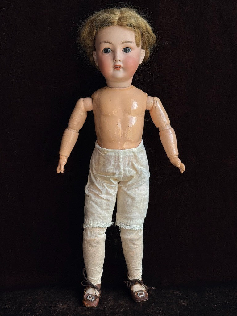 Antique German 18” Gebrüder Ohlhaver Revalo 10727 Bisque Head Doll