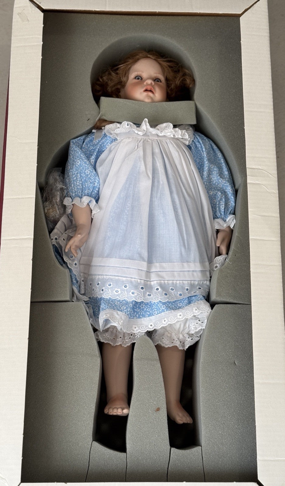 MIB Artist Hildegard Gunzel Porcelain 24” Doll “Hilke” LE 500 Box