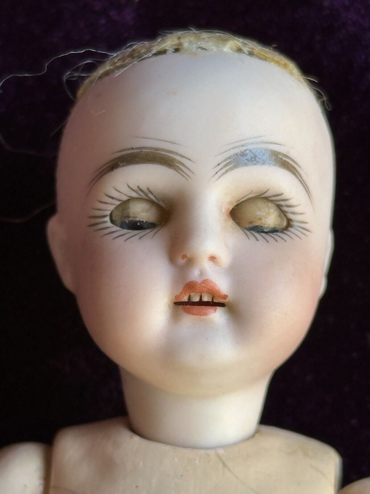 Rare Tiny 6.75” Kestner 149 Bisque Head Composition Body Doll