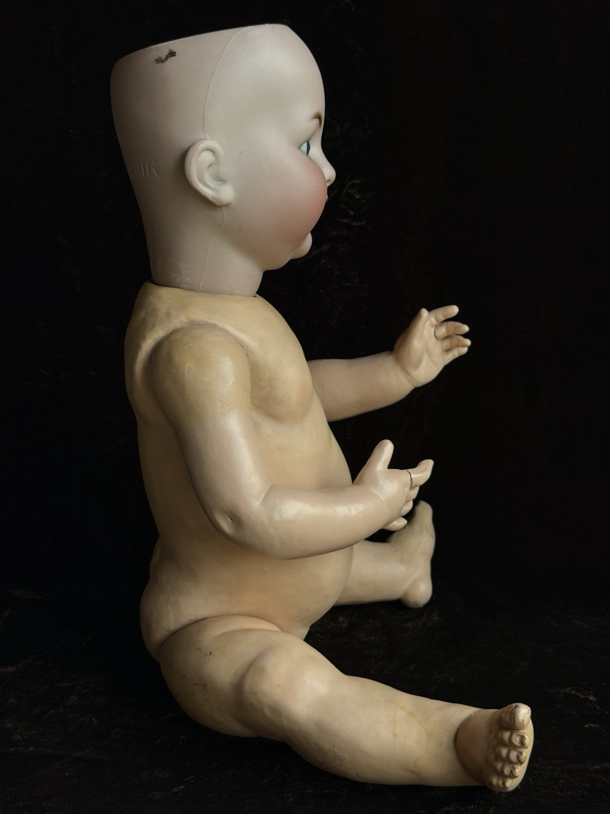 Antique German 24” Simon & Halbig Kammer & Reinhardt 126 Bisque Head Baby Doll