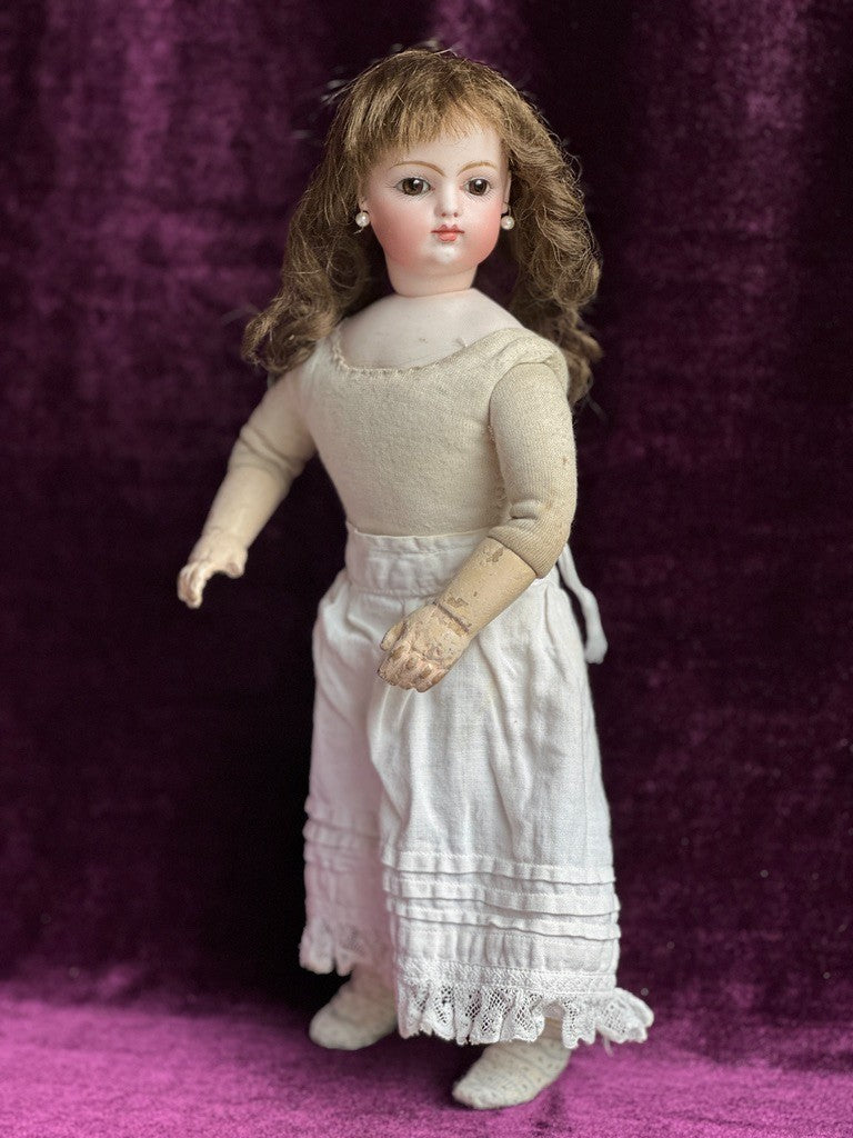 RESERVED 1st PAYMENT Rare Antique French 12” Francis Gaultier Bisque Head Gesland Body Bebe Doll