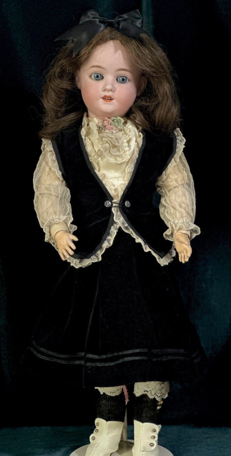 Antique German Shoenau & Hoffmeister Mold 5300 Bisque Head 23” Doll