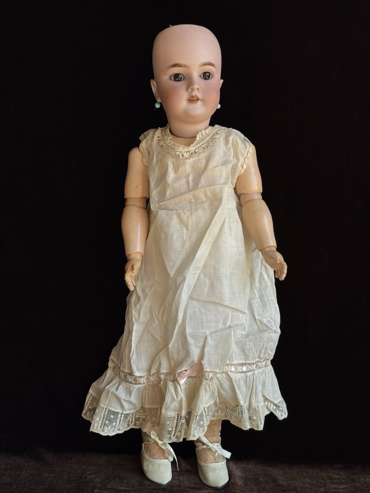 Antique German 22” Simon Halbig  Heinrich Handwerck Bisque Head Doll