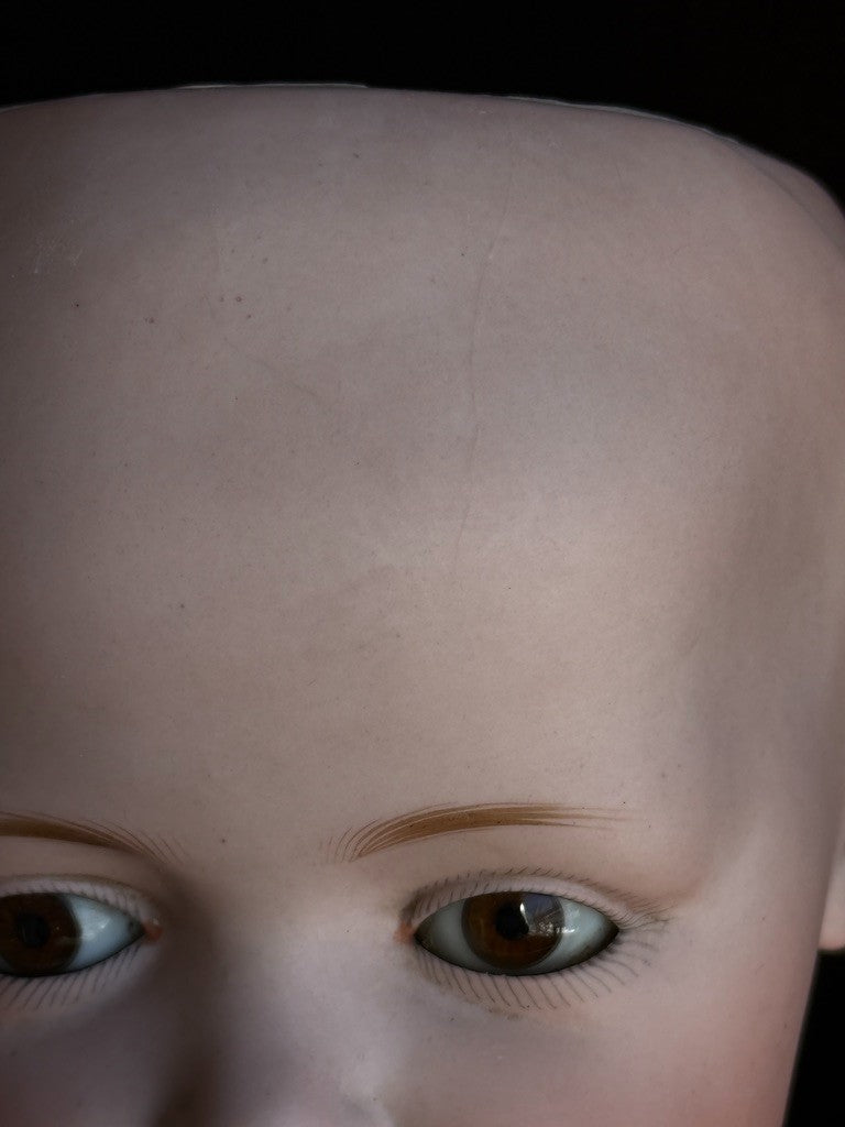 Antique German 16” Hilda Kestner 245 Bisque Head Baby Doll