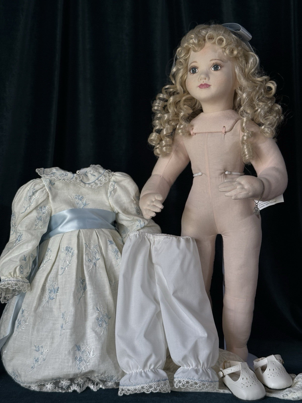 Collectible Felt and Porcelain Doll “Alleah” by Marie Osmond Heartfelt LE 250