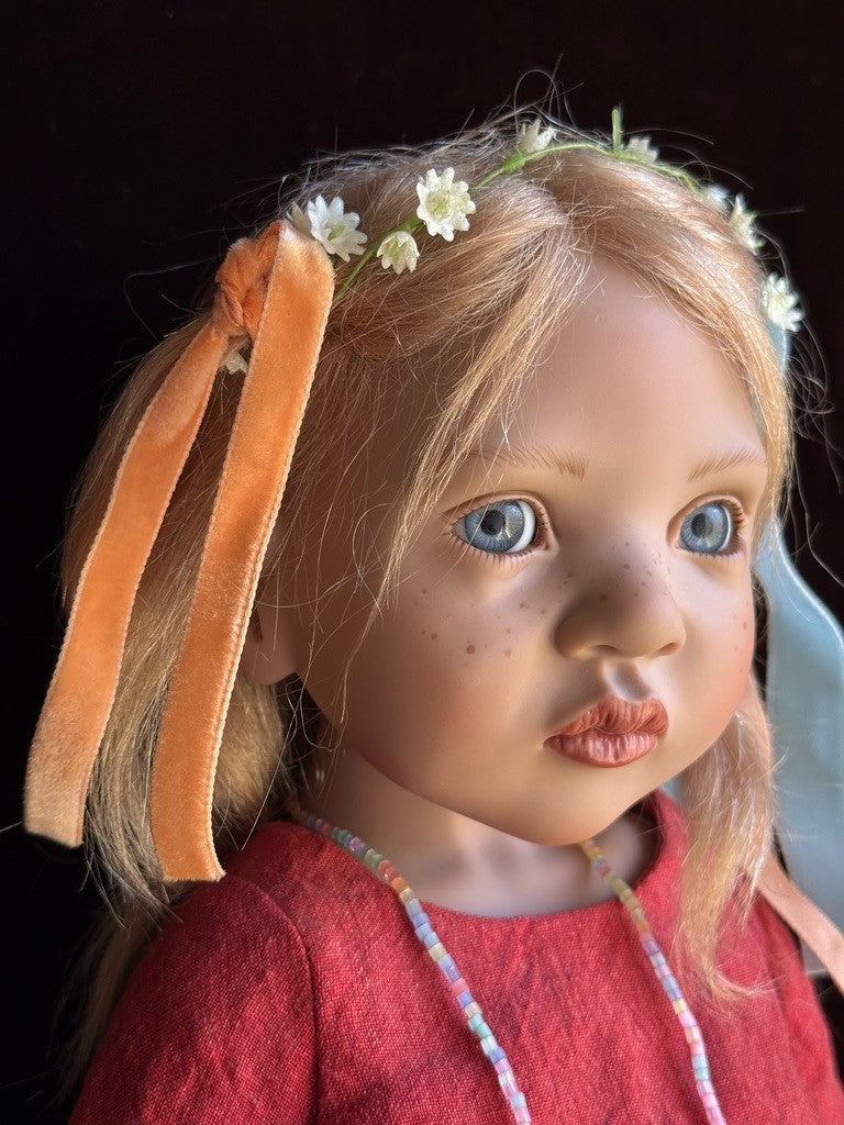 Rare Lifelike Zwergnase 22” Vinyl Irmi Doll 2005 LE 50 with Tag and Box