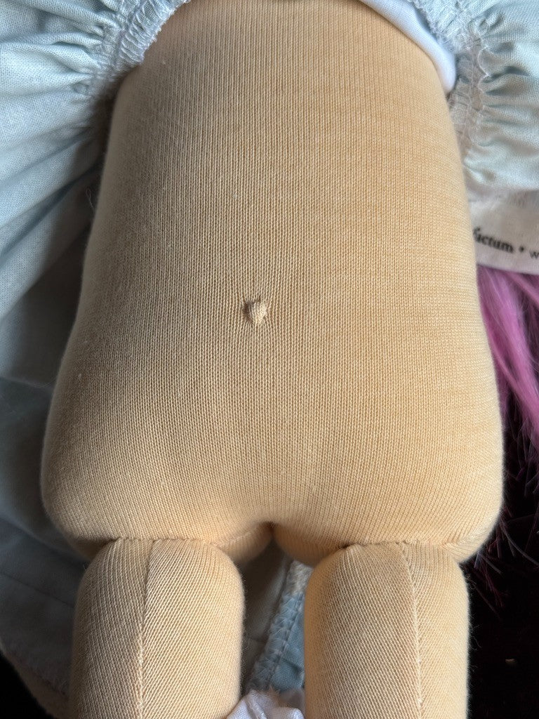OOAK 19” Waldorf Style Cloth Handmade Doll