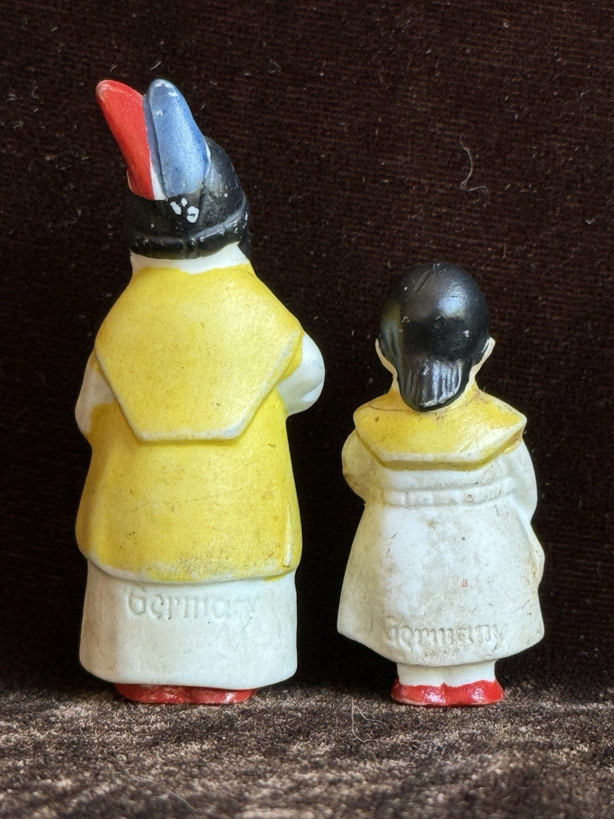 Lot of Antique German Miniature Indian Native American Bisque Dolls