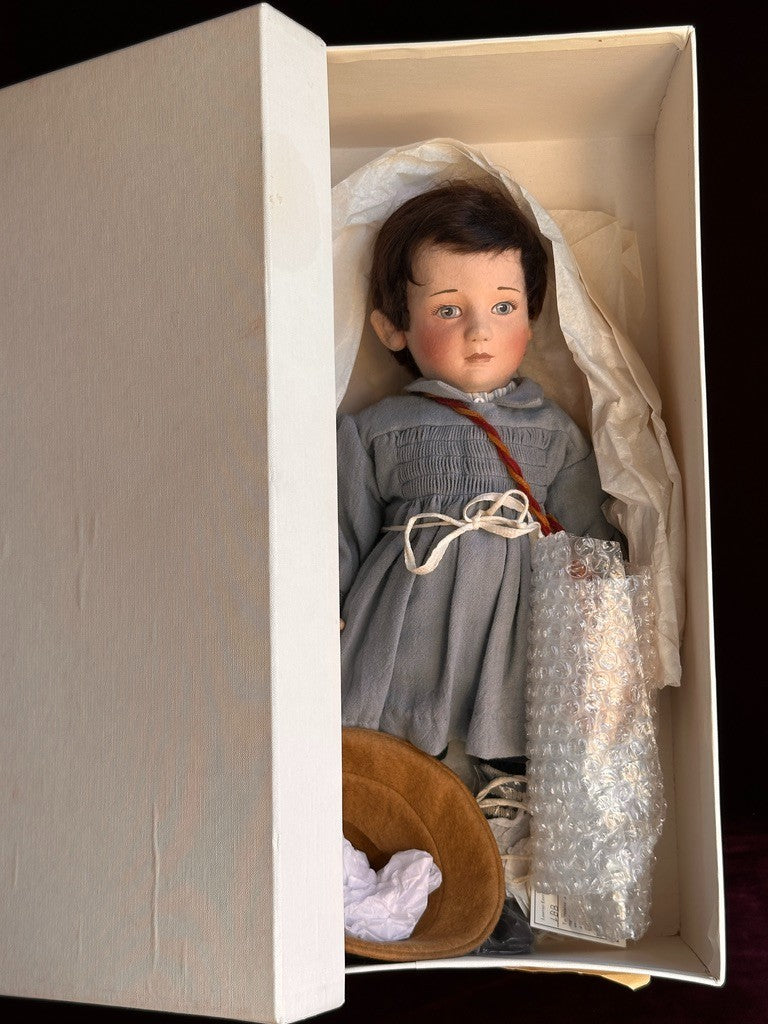 MINB John Wright 17" Little Boy Blue Cloth Felt Doll Nursery Rhyme Series LE 100