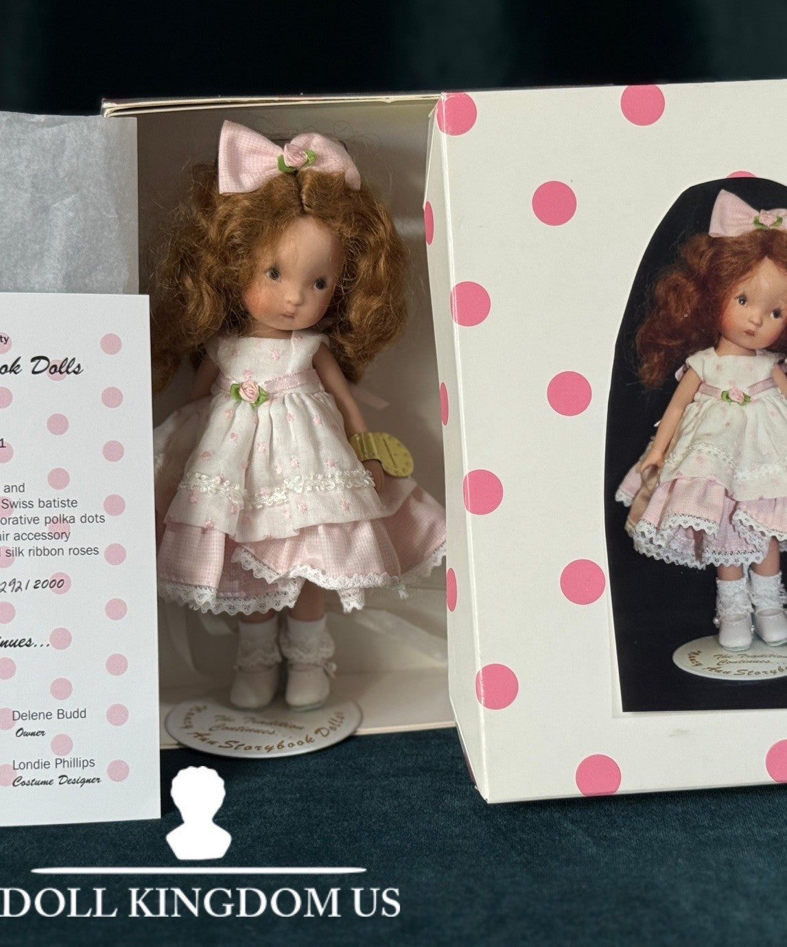 MIB Nancy Ann “Commemorative  #1” Dianna Effner Doll LE 292/2000 COA/Tag/Box