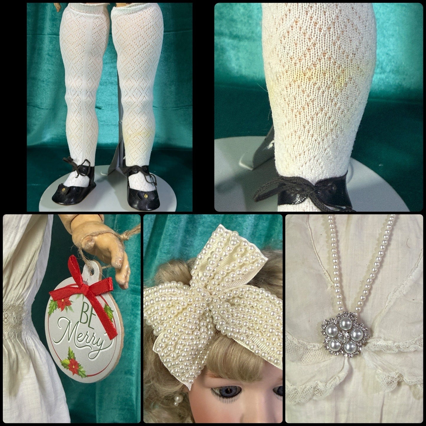 Antique German Heinrich  Handwerck Dep 109- 12N Bisque Head 24” Doll