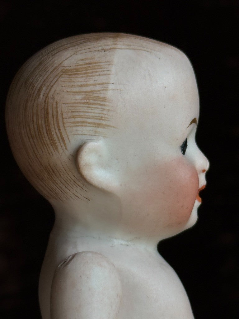 Antique German 5.25” Bahr Proschild 424 All Bisque Googly Doll