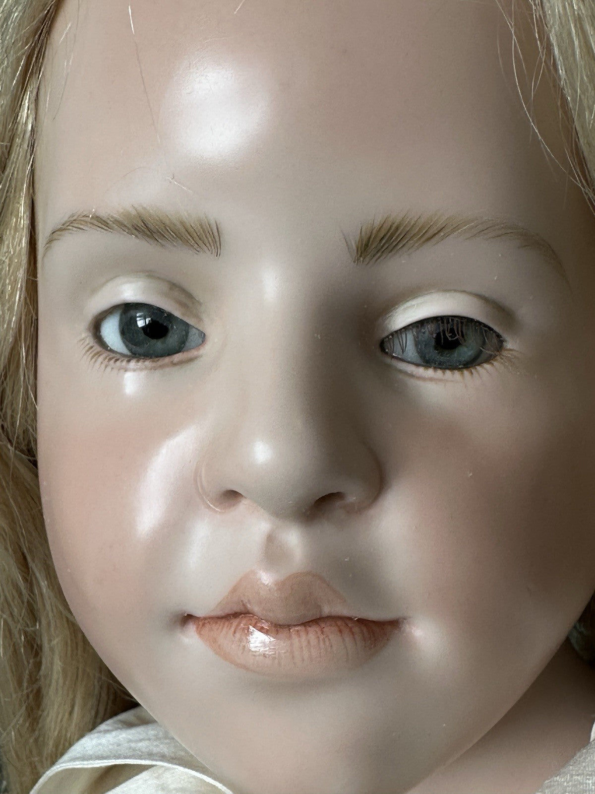 Artist Hildegard Gunzel Wax Over Porcelain Portrait 34” Doll “Stella” Sample