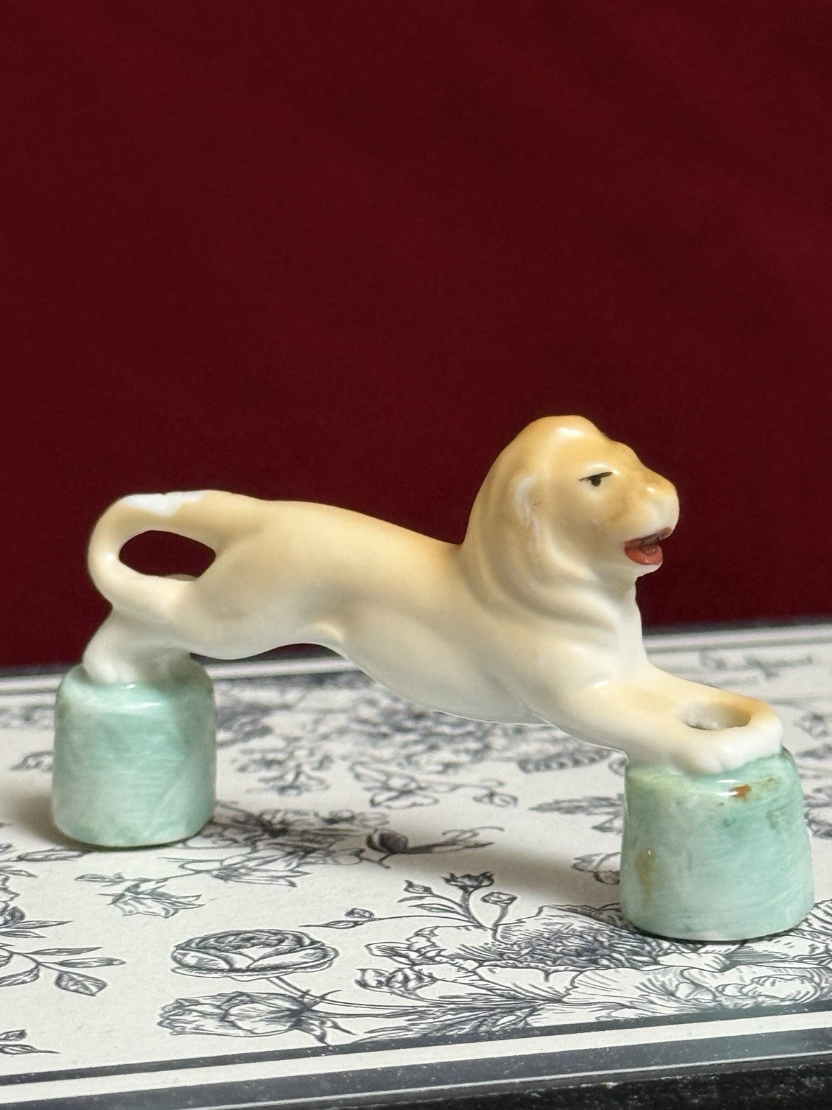 Antique 1930’s German/USA Birthday Cake Circus Candle Holders Children’s Game