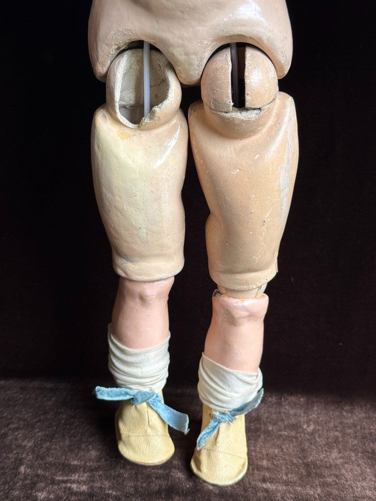 Unidentified 19" Antique German (?) 1902 Bisque Head Doll
