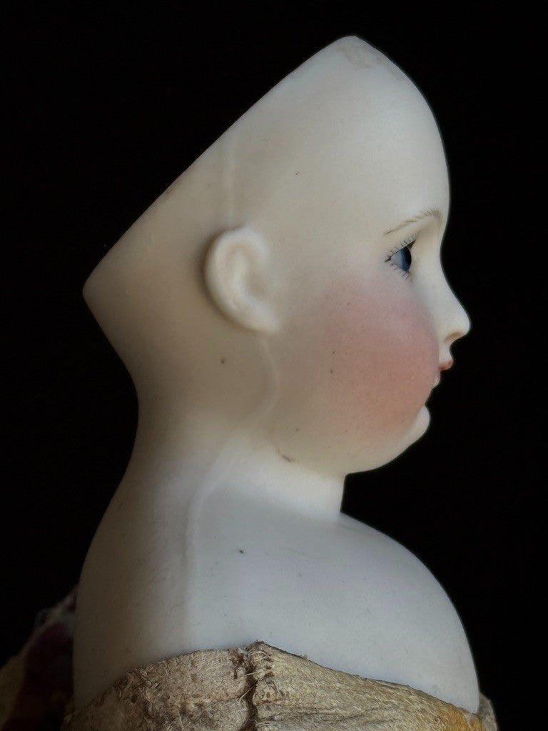 Antique French 18" Barrois Bisque Shoulder Head Fashion Doll