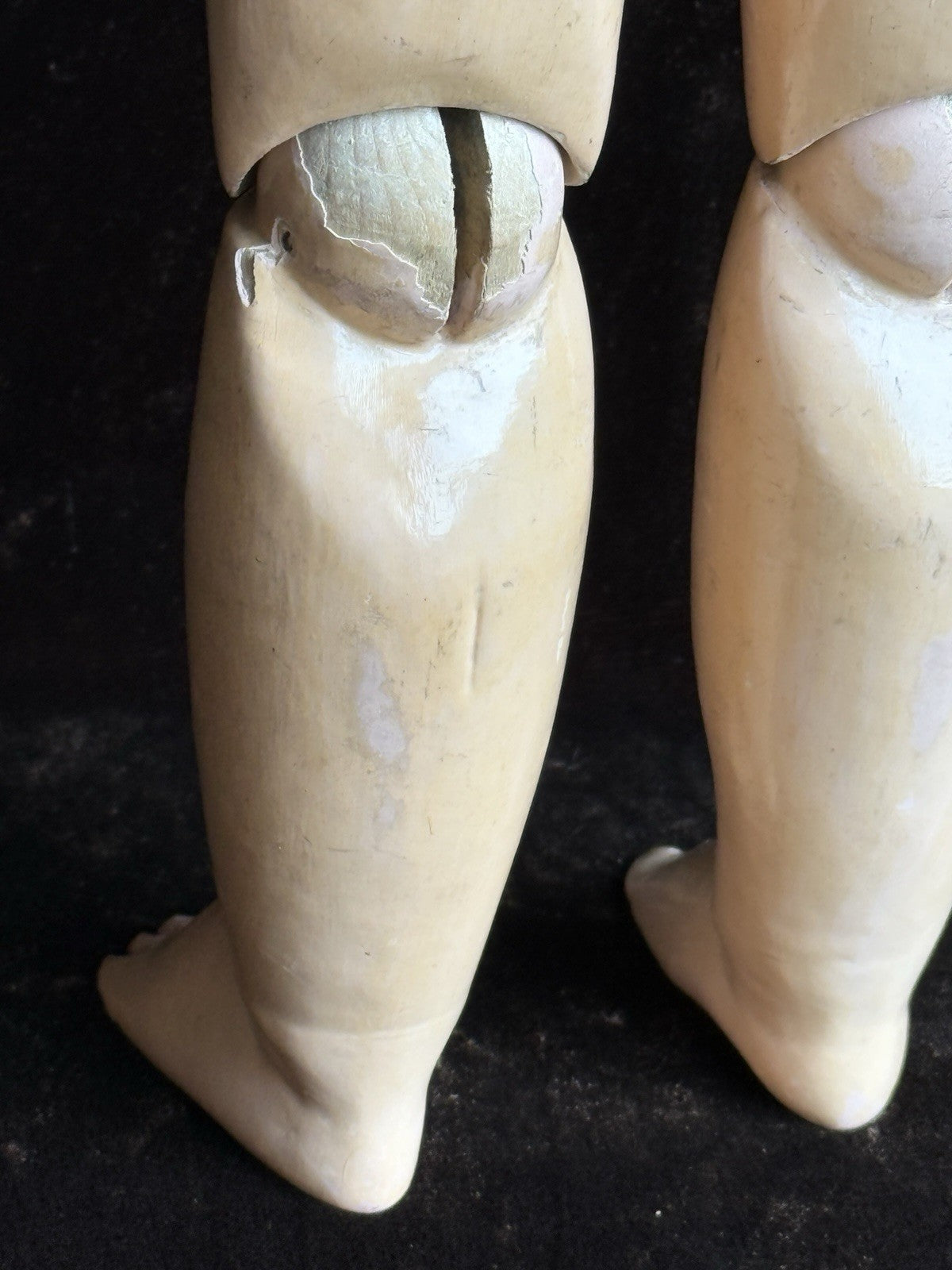 Antique French 21” Tout en Bois All Wood Doll