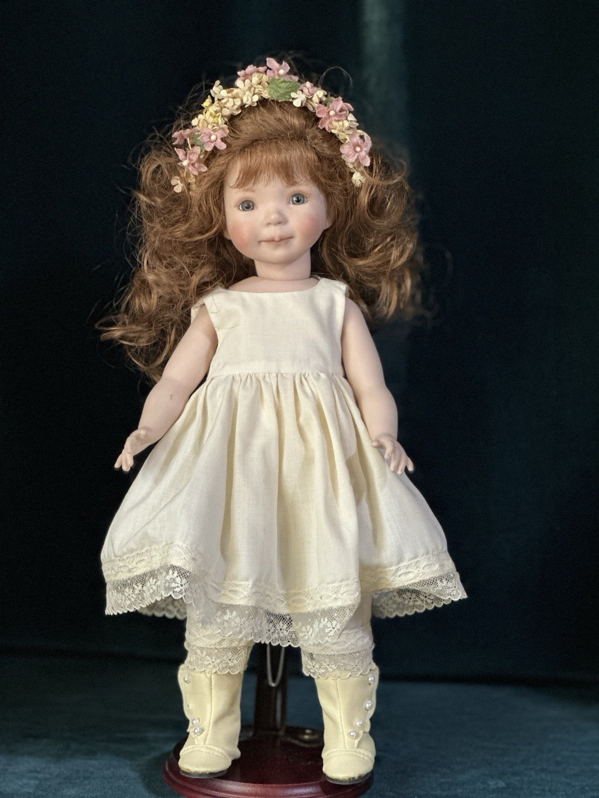 Reproduction Of “Jenny II” by Dianna Effner Mold Porcelain 13 1/2”Doll