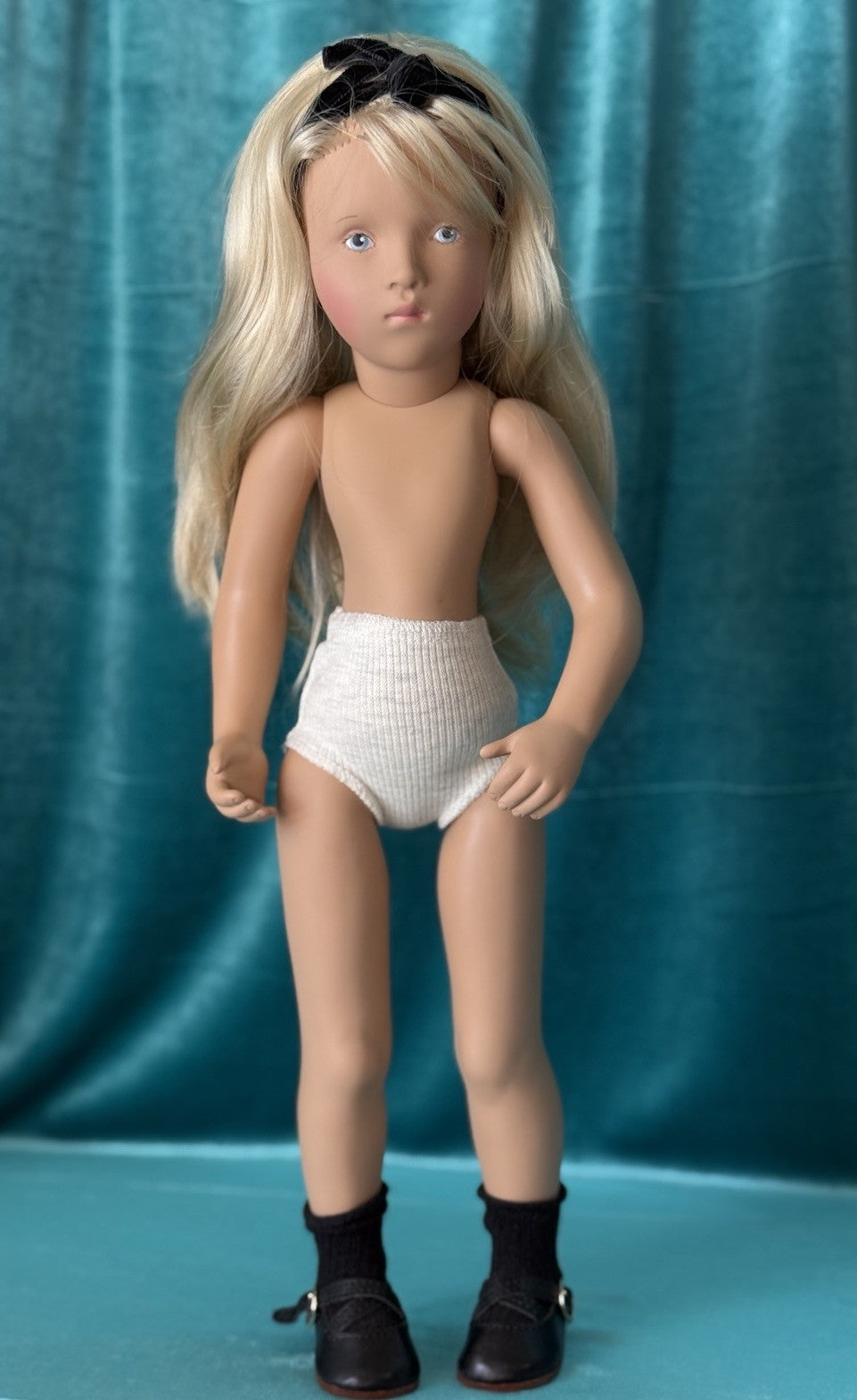 Collectible German Zwergnase by Sylvia Natterer Vinyl 18” “Eloise” Doll