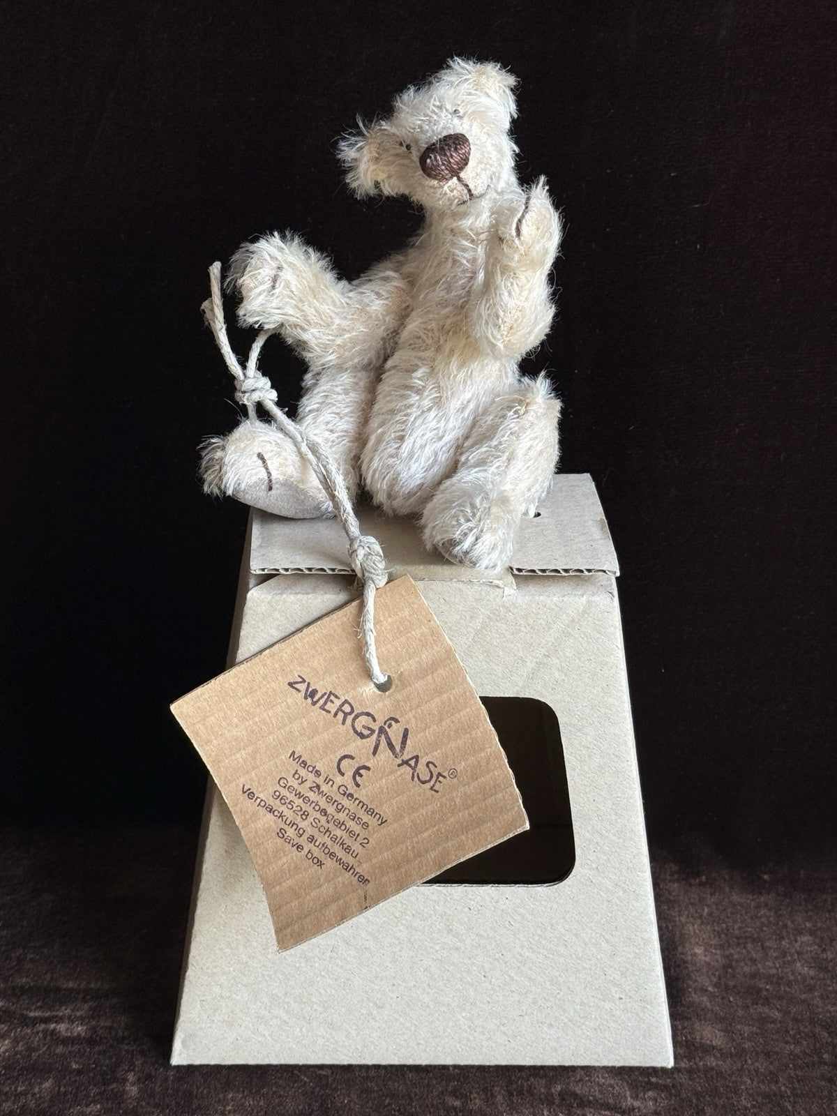 Zwergnase German Artist Miniature 5” Alvin Bear 1999 LE 50 New in Box