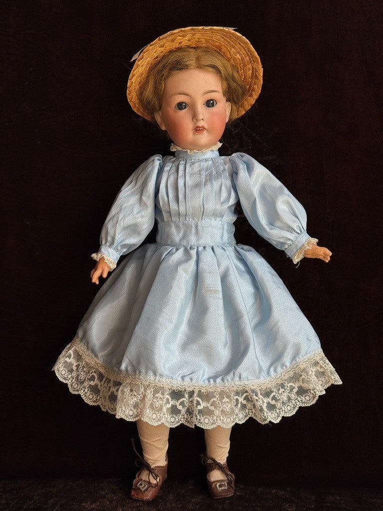 Antique German 18” Gebrüder Ohlhaver Revalo 10727 Bisque Head Doll