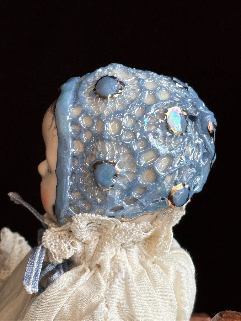 OOAK Collectible 7" Kathy Redmond Porcelain Prince (?) Baby Doll