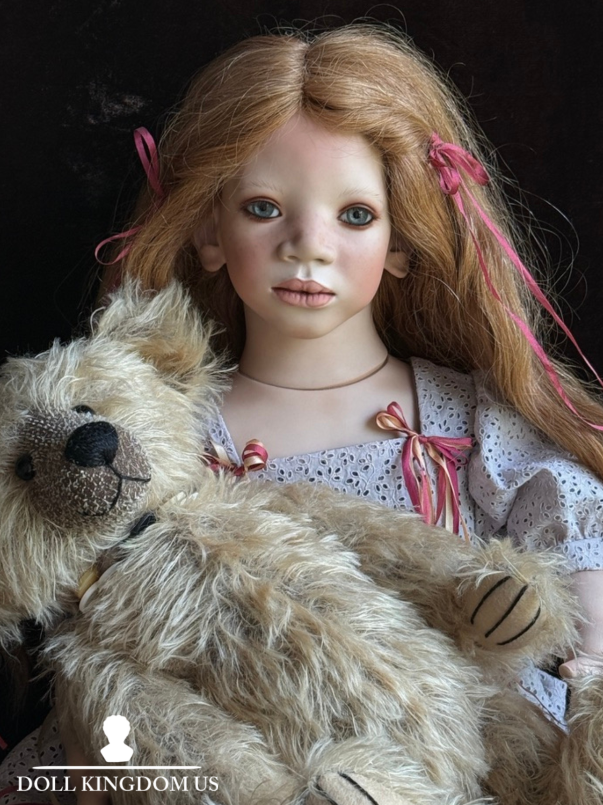Lifelike Annette Himstedt 26” Porcelain Doll MELA New in Box LE 90 Certificate