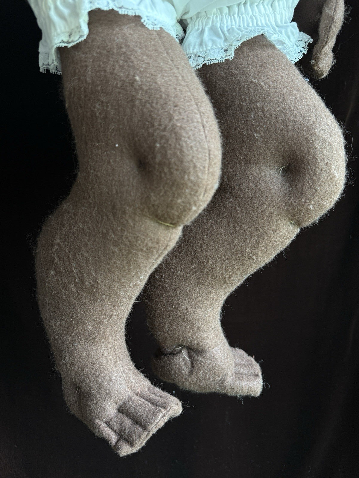 Vintage Handmade 30” Cloth Folk Doll