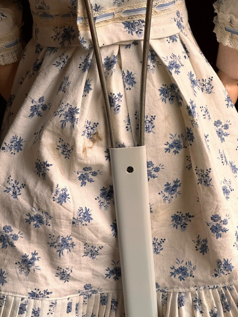 Large Antique German 28” Simon Halbig 949 Bisque Head Open Mouth Doll