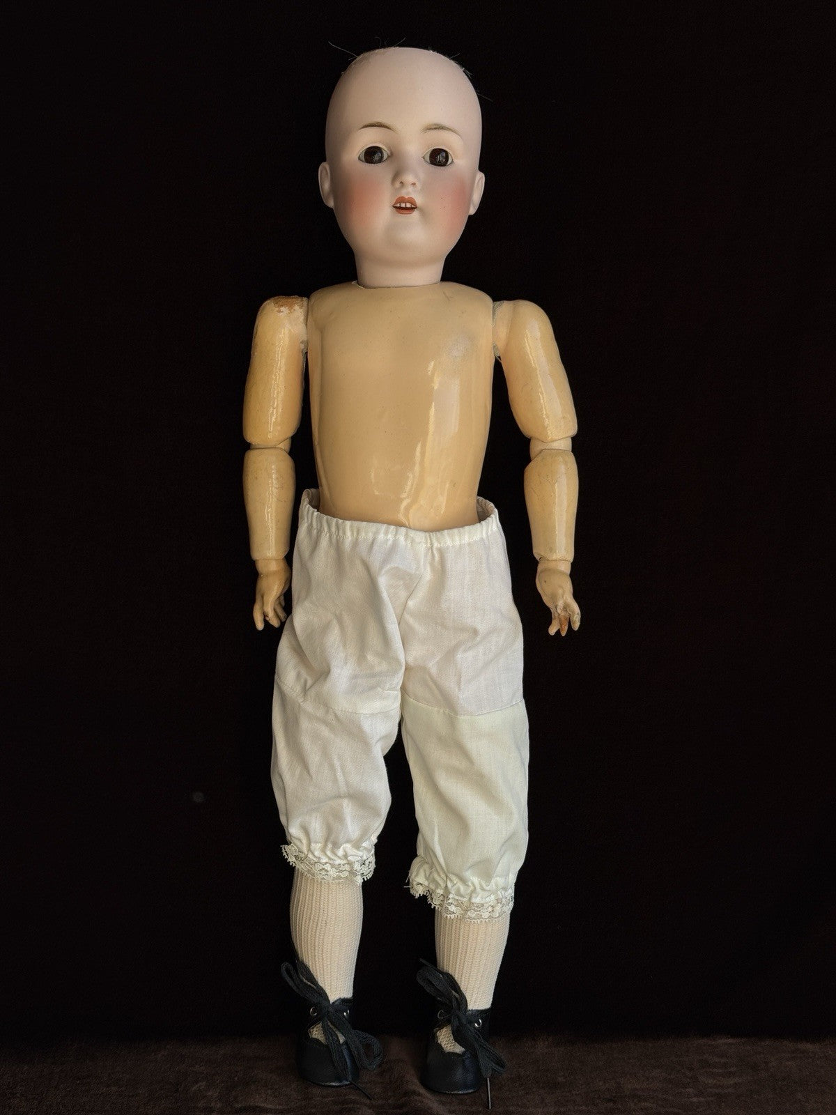 Antique German 23” Kestner 168 Bisque Head Doll