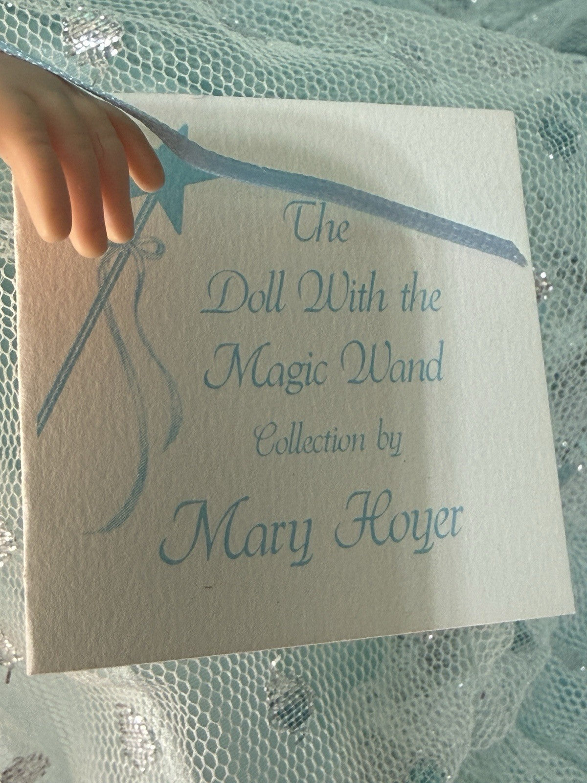 Mary Hoyer Design Mary Lynne 14” Vinyl Doll “The Doll With The Magic Wand” Tag
