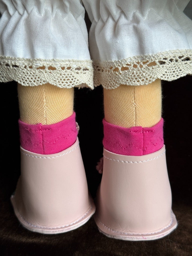 OOAK 19” Waldorf Style Cloth Handmade Doll