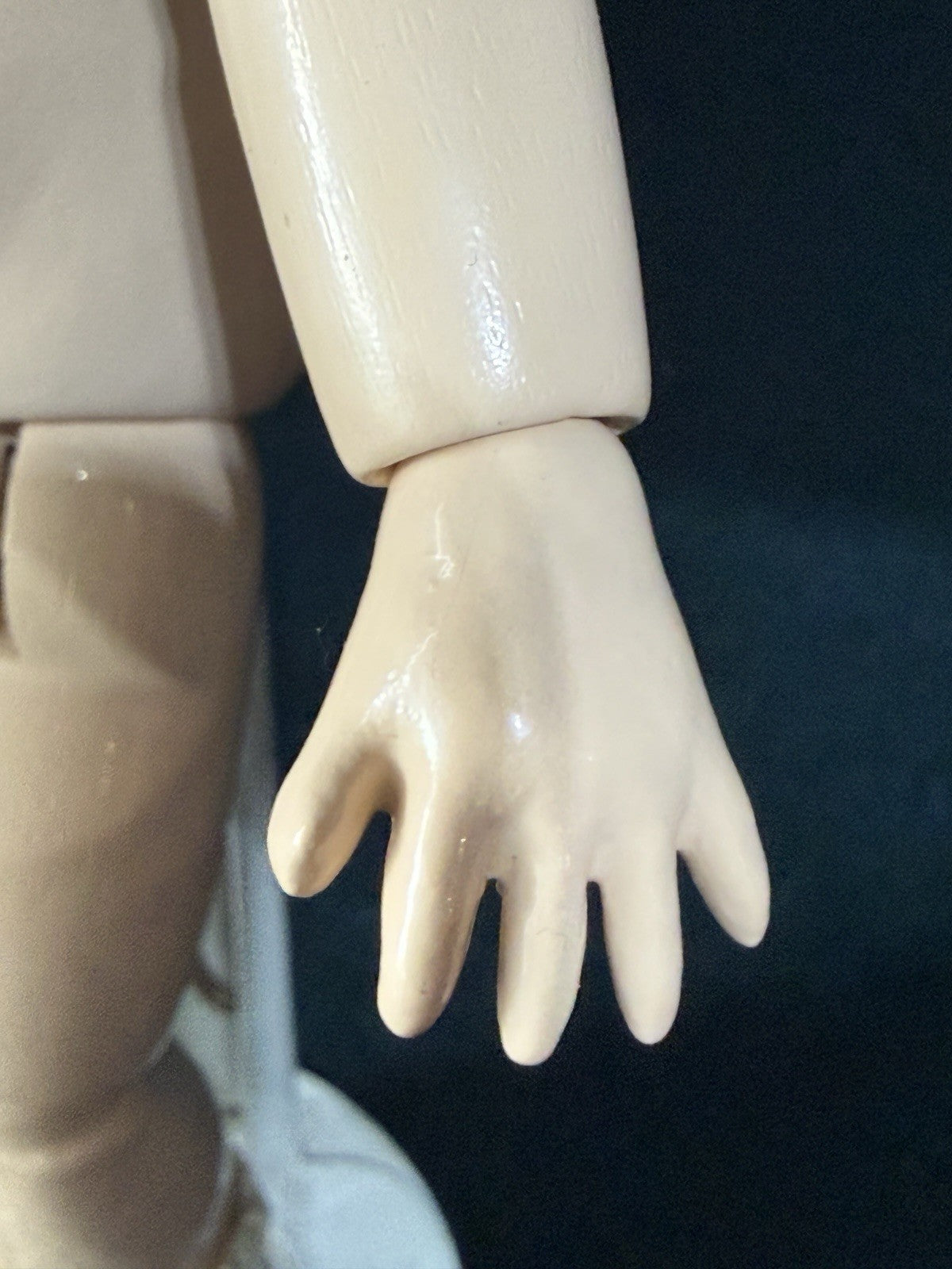 Porcelain/Composition 11” Reproduction of Antique French Bleuette Doll